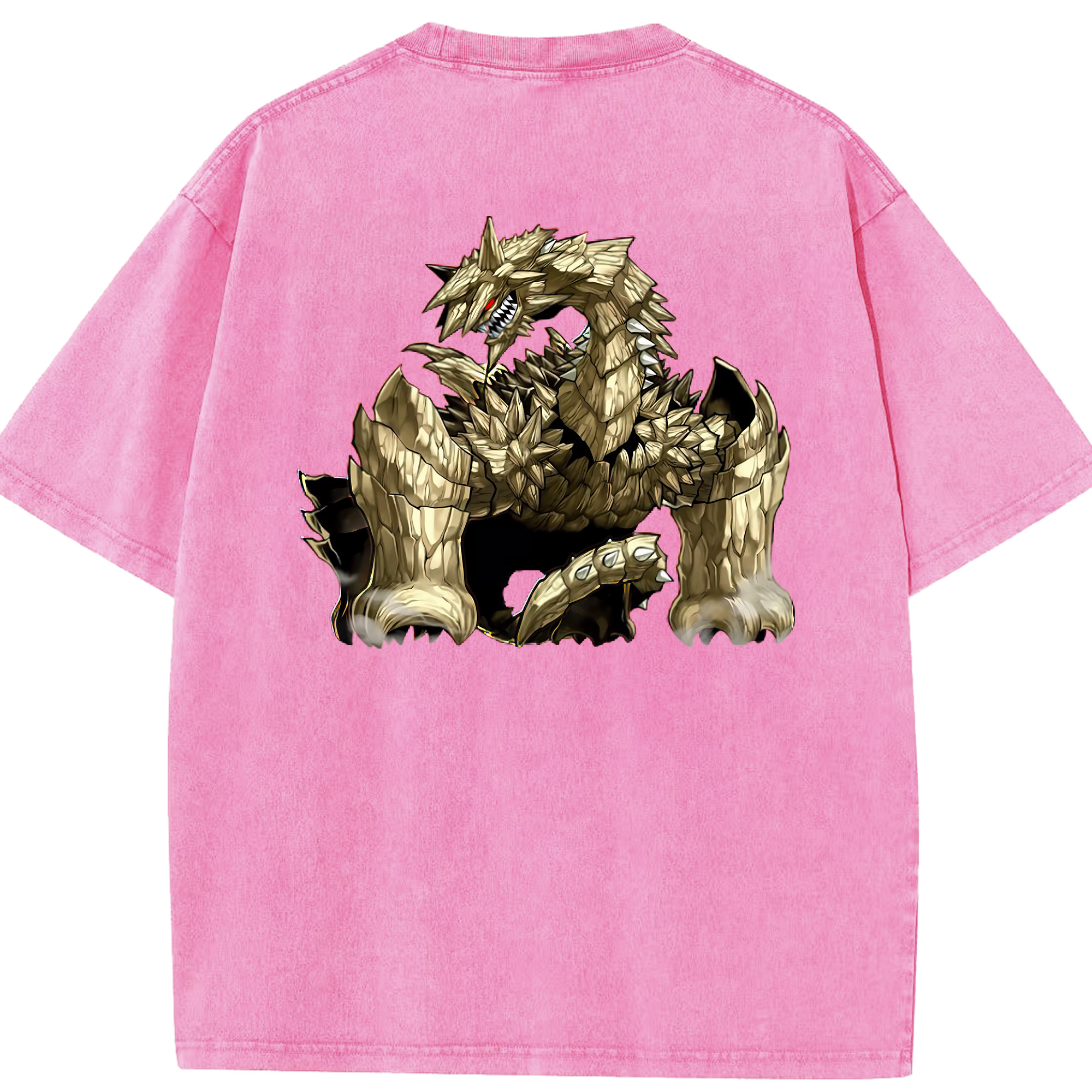 （画像用） 遊☆戯☆王 Yu-Gi-Oh! 綿100% ヴィンテージ風 半袖Tシャツ（背面プリント）